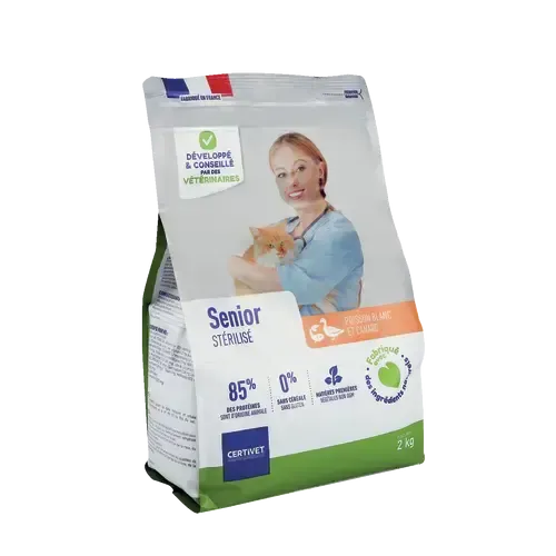 Croquette sans céréales - Chat senior stérilisé Croquette sans céréales - Chat senior stérilisé - Image 1