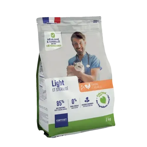 Croquette sans céréales - Chat light et stérilisé Croquette sans céréales - Chat light et stérilisé - Image 1
