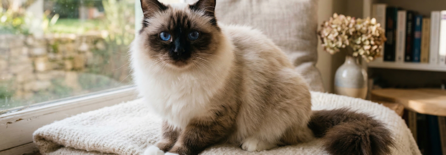 Le Sacré de Birmanie ou chat Birman
