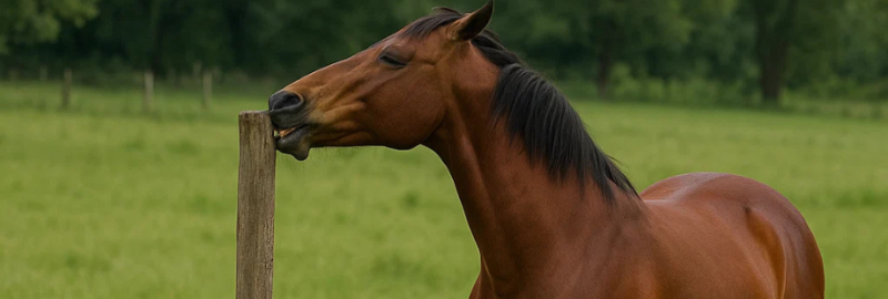 Les stéréotypies chez le cheval – Tic à l’appui